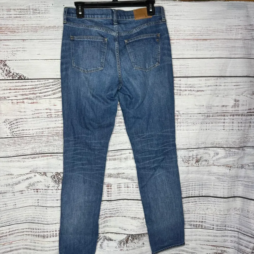 Madewell The Slim Boyjean in Talford Wash Distressed 26 - Picture 4 of 8